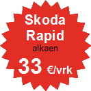 Henkilöauto vuokrattavana alkaen 35 €